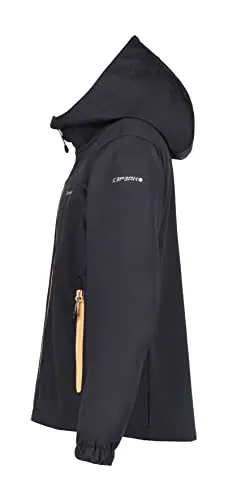 ICEPEAK Kleve Jacke Kinder grau 140 - Outdoorjacken mit wasserabweisendem Material und weichem Fleecefutter für optimalen Komfort an kühlen Tagen. Ideal für aktive Kids, die Schutz vor Wind und leichtem Regen benötigen.
