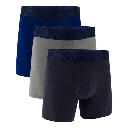 Under Armour® Boxer Herren Boxershort 3er Pack - Boxershorts aus Baumwolle im 3er Pack, superleicht und atmungsaktiv mit 4-Way-Stretch, ideal für Sport und Training.