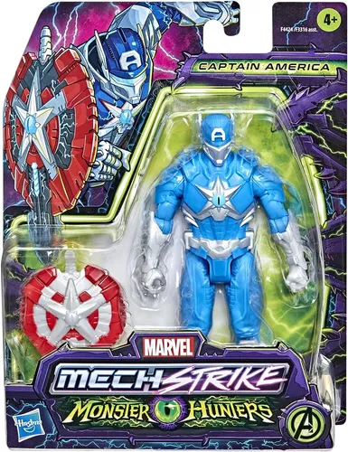 Hasbro Marvel Avengers Mech Strike Monster Hunters Captain America 15 cm NEU&OVP