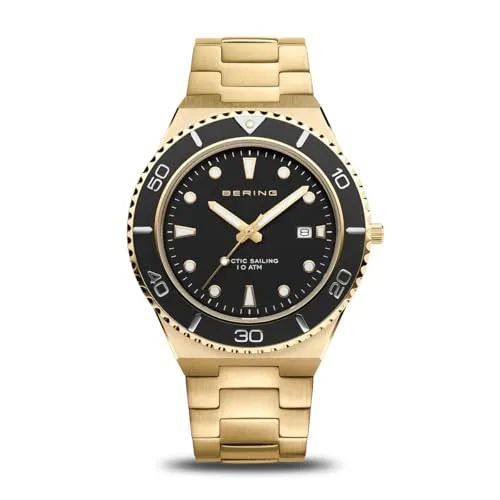 BERING Herren Analog Quarz Uhr 18940-732 - Armbanduhren für Herren mit klassischem dänischen Design, hochkratzfestem Saphirglas und 10 ATM Wasserdichtigkeit – ideal für stilbewusste Männer.
