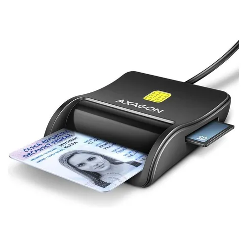 Axagon CRE-SM3SD USB Smart Card & SD/microSD/SIM Card FlatReader (CRE-SM3SD)