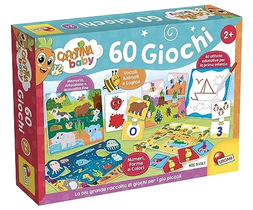 Lisciani Giochi 102877 Karotte Baby 60 Spiele, 102877