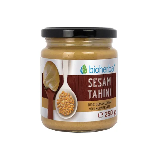 Sesam Tahini 100% gemahlener Vollkornsesam 250 g