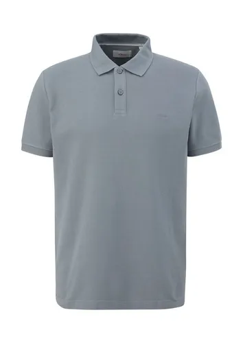 s.Oliver Poloshirt grau S (44) - Herren-Shirt aus 100% Baumwolle, pflegeleicht und ideal für lässige Outfits. Komfortable Passform und modische Farbe.