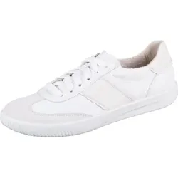 Legero SILENCE 2-000369-1100 - Sportliche Sneaker in Weiß für Damen - Damen Sneaker mit herausnehmbarer Decksohle für individuelle Einlagen, flexible und rutschhemmende Laufsohle für optimalen Tragekomfort.