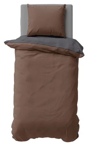 One Home Bettwäsche Doubleface, Biber, 2-teilig