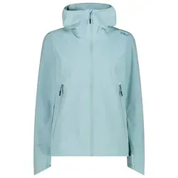 CMP Woman Jacket FIX Hood acqua (E309) 46 - Funktionsjacke mit Clima Protect-Membran für optimalen Wetterschutz und hohe Atmungsaktivität. Ideal für Skitouren, Wandern und Trekking, bietet Komfort und Bewegungsfreiheit bei jeder Outdoor-Aktivität.