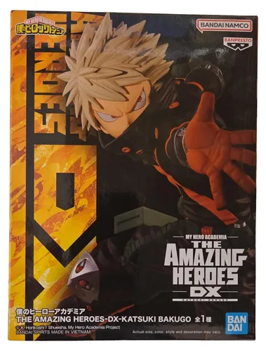Banpresto The Amazing Heroes Plus - My Hero Academia - Bakugo - 15cm Statue - Action- & Spielfiguren, detailreiche Statue von Bakugo aus My Hero Academia, perfekt für Sammler und Fans!