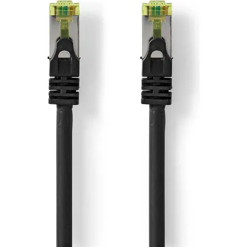 Nedis CAT7-Netzwerkkabel | S/FTP | RJ45 Stecker | RJ45 Stecker | 15.0 m | Snagless | Rund | LSZH | S (S/FTP, CAT7, 15 m) (CCGL85420BK150)