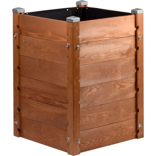 dobar 3-in-1 Hochbeet und Komposter - Komposter aus FSC-zertifiziertem Kiefernholz, wetterfest lasiert und multifunktional für Gartenliebhaber. Ideal für nachhaltiges Gärtnern!