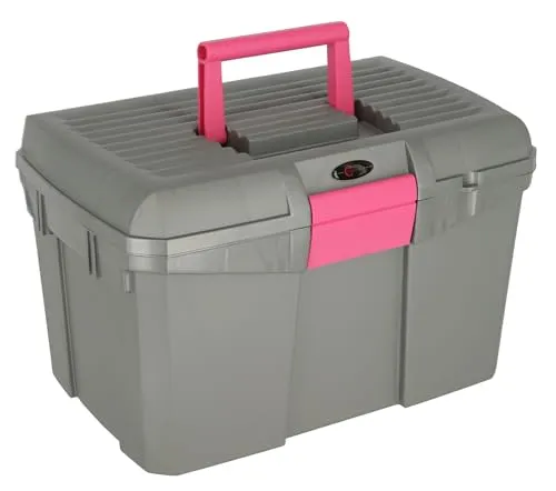 Kerbl Putzbox Siena grau / pink von Covalliero