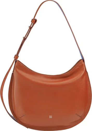 DuDu Hispani Schultertasche aus Leder 34 cm - Braun - Handtaschen, stilvolle Schultertasche aus hochwertigem Leder mit praktischem Design und viel Stauraum für Alltag und Freizeit.