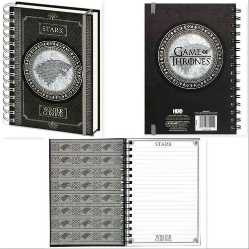 WINTER IS COMING - Notizbuch A5 - Game of Thrones (Stark) [SR72501] NEU & OVP