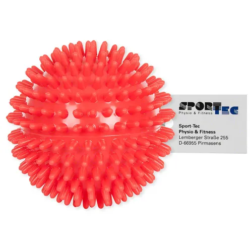 Igelball Massageball Reflexzonen Massage Selbstmassage mittel 9 cm rot