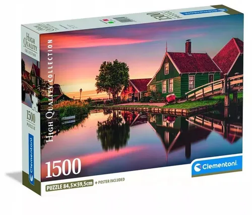 CLE puzzle 1500 Compact Zaanse Schans 31734 Clementoni 8005125317349