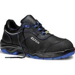 Sicherheitshalbschuh REACTION blue Low ESD S3 722851 - Größe 43, Blau - ESD-fähiger Sicherheitshalbschuh mit metallfreiem Durchtrittschutz und abriebfestem PU-Spitzenschutz, ideal für sichere und komfortable Arbeit.