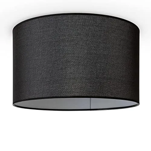 Paco Home Deckenleuchte Modern mit Stoffschirm in schwarz von Paco Home