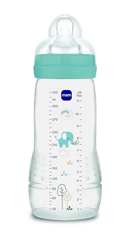 MAM Biberon 330Ml Baby Bottle +4M Azul, blau