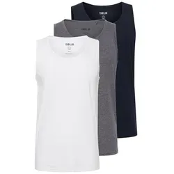 !Solid Tanktop SDCasal 3er-Pack - Tanktops für den Sommer, nachhaltige Baumwolle und vielseitig kombinierbar für trendige Looks.
