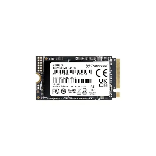 Transcend SSD 256GB M.2 MTE410S - PCIe Gen4 x4 NVMe, blitzschnelle Datenübertragung für optimale Systemleistung