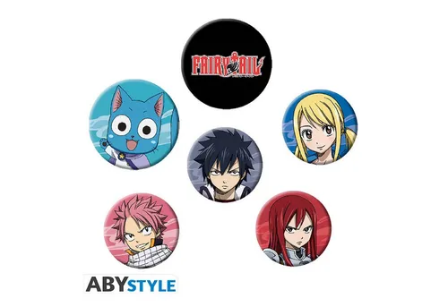 ABYstyle Pins FAIRY TAIL - Badge Pack - Characters