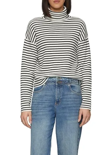 Stylischer Damen Pullover - Pullover für Damen mit Turtleneck und langen Ärmeln, ideal für lässige Outfits und bequem im Relaxed Fit.