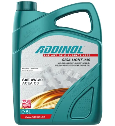 Addinol 0W-30 Giga Light Motorenöl 5 Liter