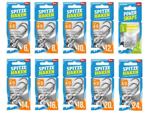 Lieblingsköder Jigkopf-Set 4/0 von Lieblingsköder
