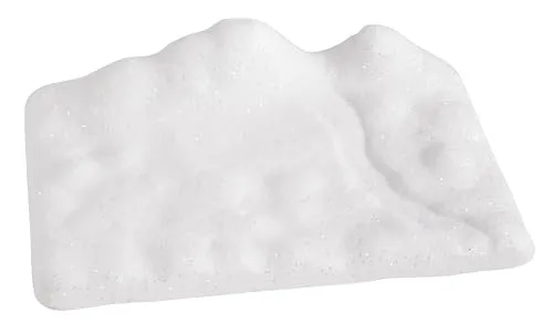HobbyFun Landschaft aus Styropor mit Schnee Winterdeko Styroporplatte Modellbau Material Styropor 30x20x5 cm Klein
