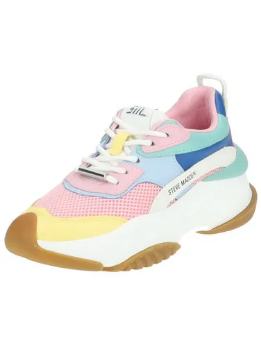 Steve Madden Sneaker mit Chunky-Sohle - Stylisher Plateausneaker aus Kunstleder und Textil mit massiver Sohle und bunten Details. Bequeme, herausnehmbare Innensohle sorgt für hohen Tragekomfort. Ideal für einen modernen Look.