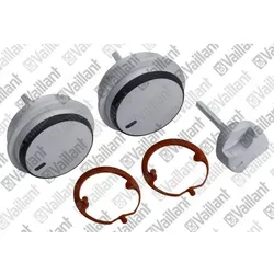 Vaillant Knopf Set, 3 Stück 0020037662 - Zubehör für Klima & Heizen: Hochwertiges Set mit 3 weißen Knöpfen für eine einfache und stilvolle Steuerung Ihrer Vaillant-Geräte.