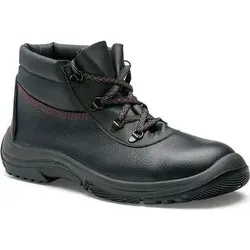 Hochgeschwindigkeitsschuh S3 Gekämmtes Spaltleder Schwarz