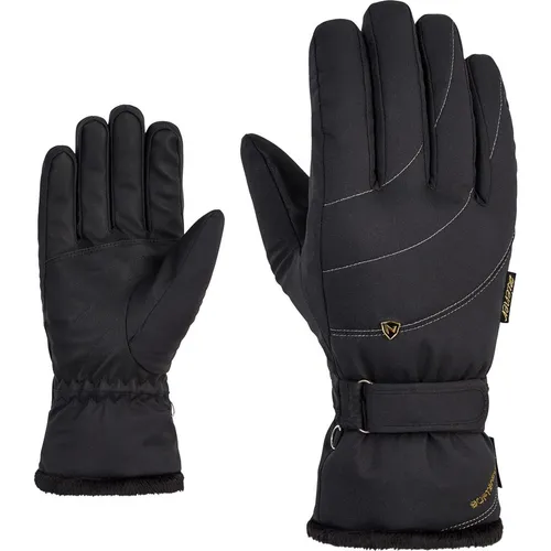 Ziener Kahli-z PR Glove Lady black.gold art (12495) 6,5 von ZIENER
