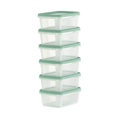 Checkmart To Go Mini Bites luftdichte Behälter mit Deckel, 250 ml, Babynahrungsbehälter mit Deckel, Snacks, Dips, Saucen, mikrowellen-, gefriergeeignet, spülmaschinenfest, wiederverwendbar