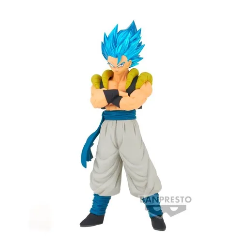 BANPRESTO Dragon Ball Blood Of Saiyajins Gogeta Super Saiyan God - Action- & Spielfiguren, detailgetreue 15cm Figur von Gogeta im Super Saiyan God Look, ideal für Sammler und Dragon Ball Fans.