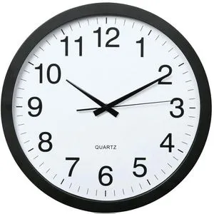 Hama Wanduhr Aruba in schwarz von Hama