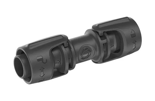 Gardena Micro-Drip-System Verbinder 13 mm - 3x flexible Verbindungsstücke, einfache Installation und zuverlässige Dichtheit für Ihr Bewässerungssystem