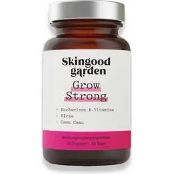 Skingood Garden Grow Strong - Moderne Kapseln für die tägliche Pflege von Haut, Haaren und Nägeln. Mit wertvollen Pflanzenextrakten und essenziellen Nährstoffen für eine ausgewogene Unterstützung.
