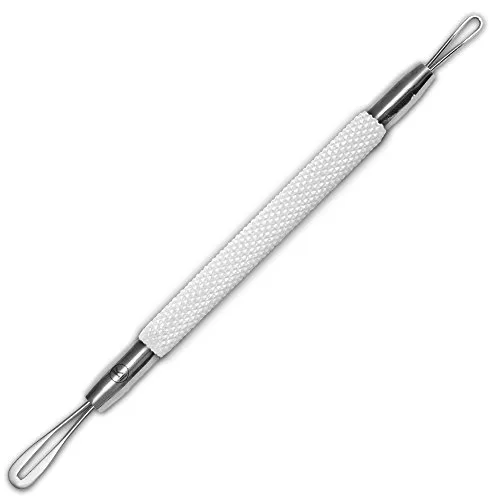 K-Pro Mitesserentferner & Komedonenquetscher aus Edelstahl – Präzise Reinigung für Zuhause & Studio - Zielgenaue Mitesserentfernung mit feiner Schlaufe für hygienisches Arbeiten ohne Bakterien. Langlebiges Edelstahl-Design, ideal für jeden Hauttyp – für eine professionelle Pflege wie im Kosmetikstudio.