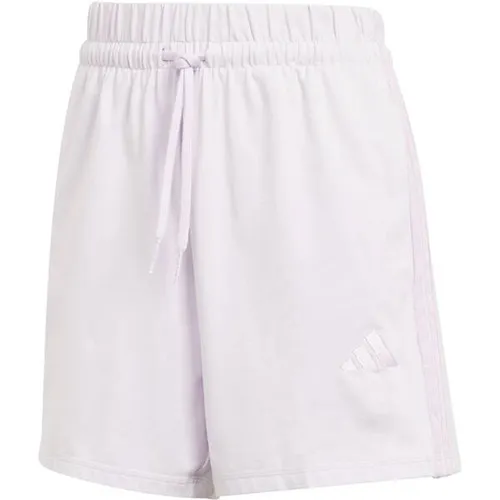 ADIDAS Damen Shorts Essentials 3-Streifen Cotton in weiß von adidas