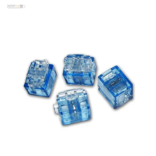 4x Mini Abzweigverbinder blau 0,1 bis 0,9 mm² Stromdieb Abzweigverbinder Telefon