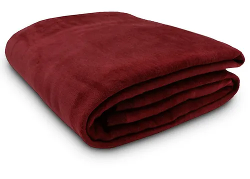 ZOLLNER Kuscheldecke 220x240 cm in rot von Zollner