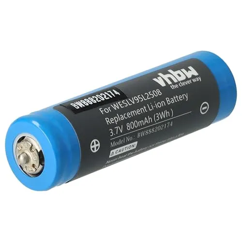 vhbw Akku kompatibel mit Panasonic ES-8109, ES-8161, ES-8162, ES-8163, ES-8168 Rasierer Haarschneider (800mAh, 3,7V, Li-Ion)
