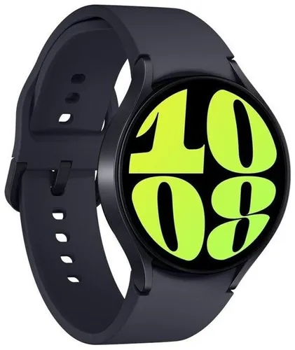 Samsung R945 Galaxy Watch 6 LTE 44mm DE-Modell graphite - 1,5 Zoll AMOLED Display, wasserfest mit IP68 und 5 ATM, mobiler Internetzugang ohne Smartphone