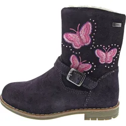 Lurchi Stiefelette Fara-TEX in BlackBerry, Größe 28 - Wanderschuhe mit Schmetterling Warm-Funktion für optimalen Komfort und warme Füße bei jedem Wetter.