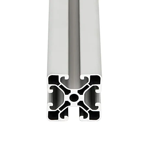 SCHMIDT systemprofile 1000mm Aluminium Profil 40x40mm Nut 8 Strebenprofil eloxiert 4040 Alu Konstruktionsprofil 1m