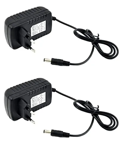 TEMPO DI SALDI 2 x Universal-Transformator 2 Ampere 12 Volt mit Pin-Anschluss 2,1 bis 5,5 mm
