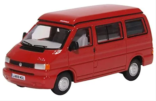 Oxford 76T4001 VW T4 Westfalia Camper rot Maßstab 1:76 Modellauto