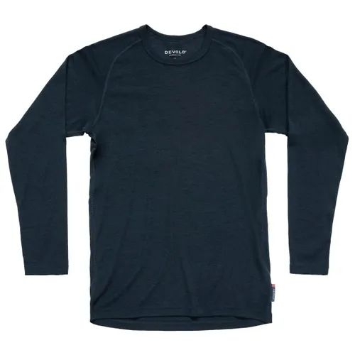 Devold Lauparen Merino 190 Base Shirt - Merinounterwäsche für Herren - Hochwertiges Langarm-Merinoshirt in Blau, Größe S, ideal für Trekking und Wandern. Hält warm und trocken mit 100% Merinowolle - perfekt für Outdoor-Abenteuer!