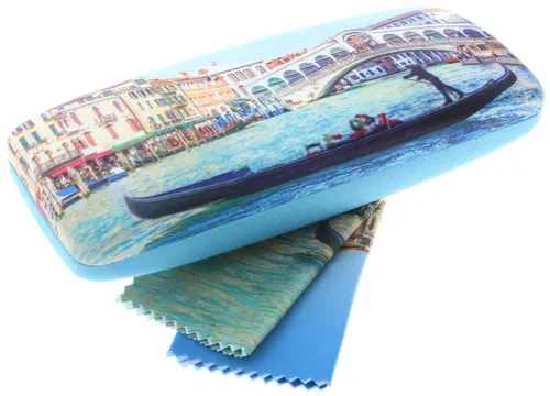 Wunderschönes Hartschalenetui Tourist mit einem Microfaserbezug | Motiv Venedig